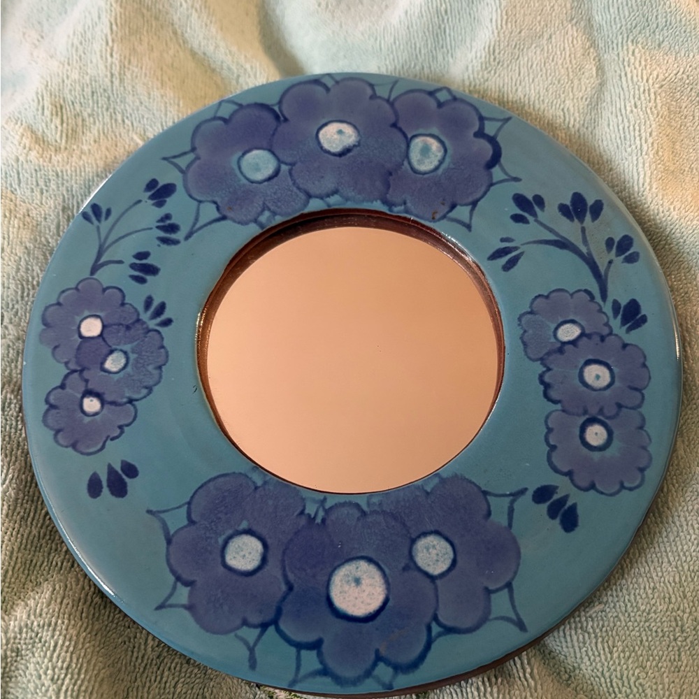 Vintage Wellfleet Pottery Wall Mirror/ by Trevor and Kathleen Glucksman. 1 of 1